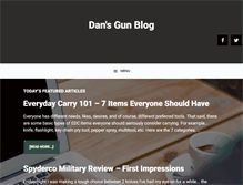 Tablet Screenshot of dansgunblog.com